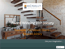 Tablet Screenshot of mcnallyjoinery.ie